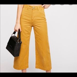 free people patti pant in yellow size 24